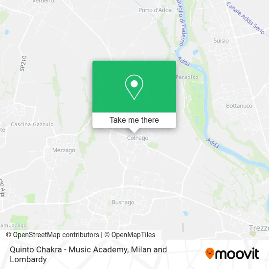 Quinto Chakra - Music Academy map