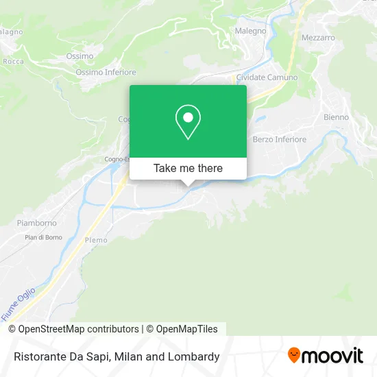 Ristorante Da Sapi map
