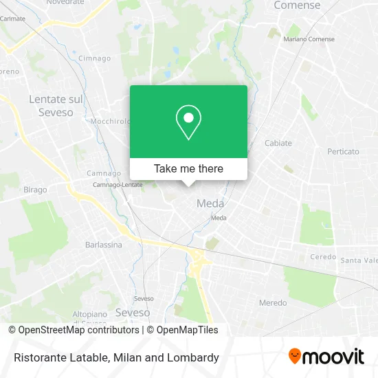 Ristorante Latable map