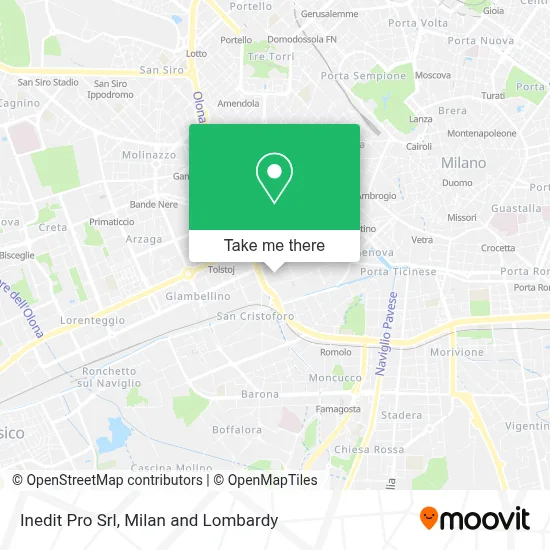 Inedit Pro Srl map