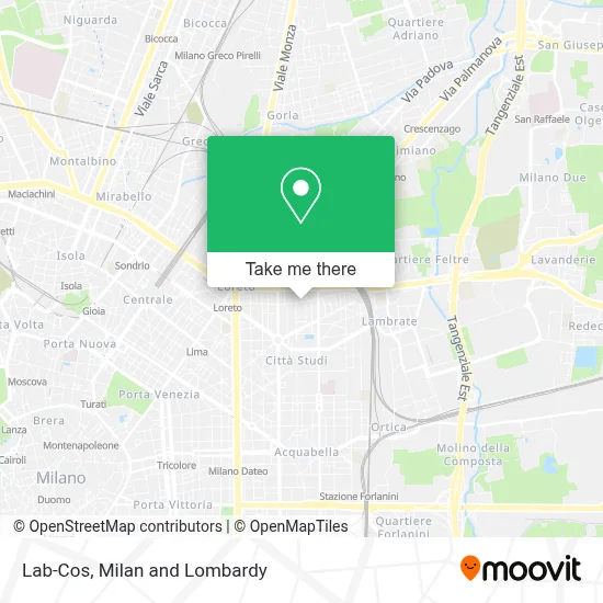 Lab-Cos map