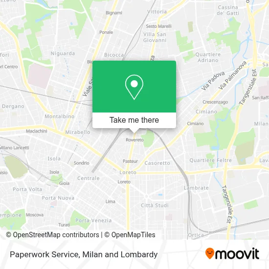 Paperwork Service map