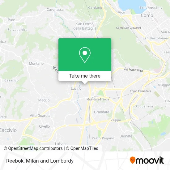 Reebok map
