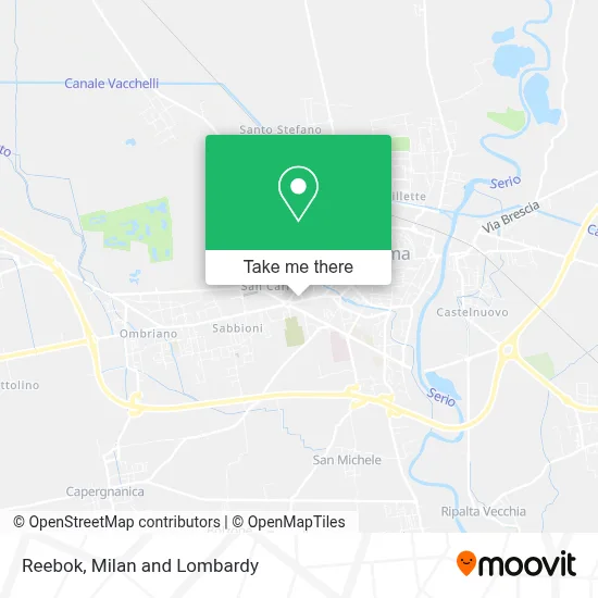 Reebok map