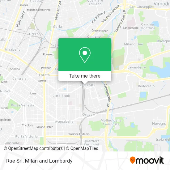 Rae Srl map
