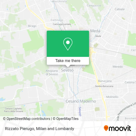 Rizzato Pierugo map