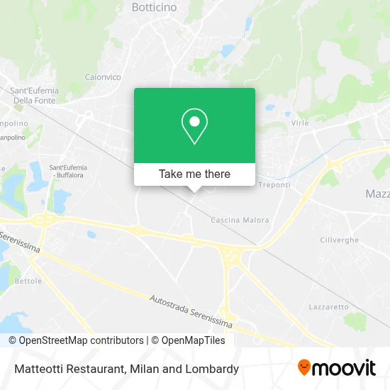 Matteotti Restaurant map