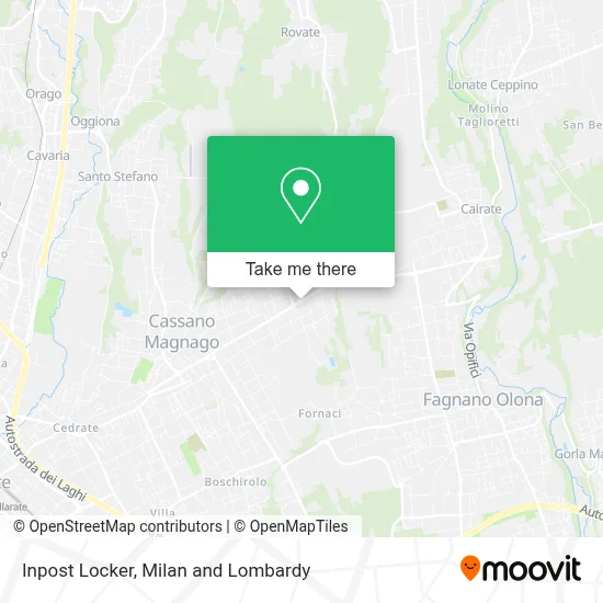 Inpost Locker map
