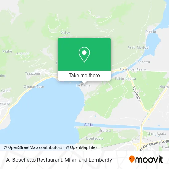 Al Boschetto Restaurant map