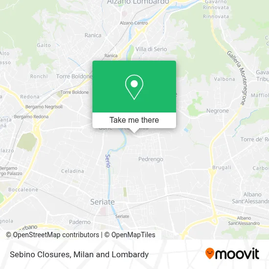 Sebino Closures map