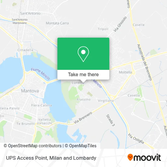 UPS Access Point map