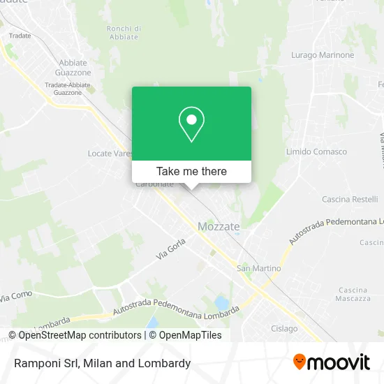 Ramponi Srl map
