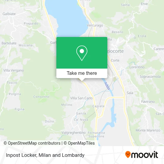 Inpost Locker map