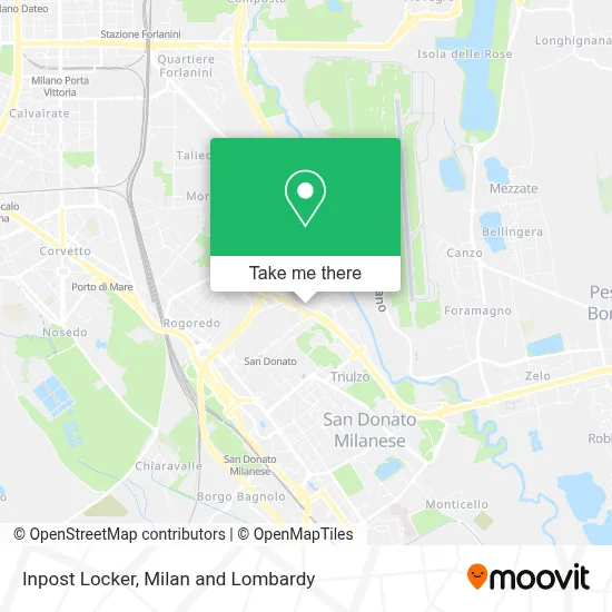 Inpost Locker map