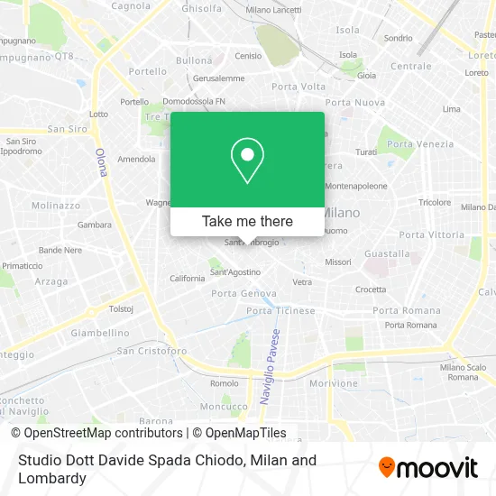 Studio Dott Davide Spada Chiodo map