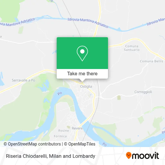 Riseria Chiodarelli map