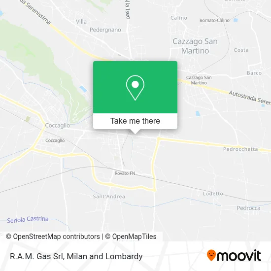 R.A.M. Gas Srl map