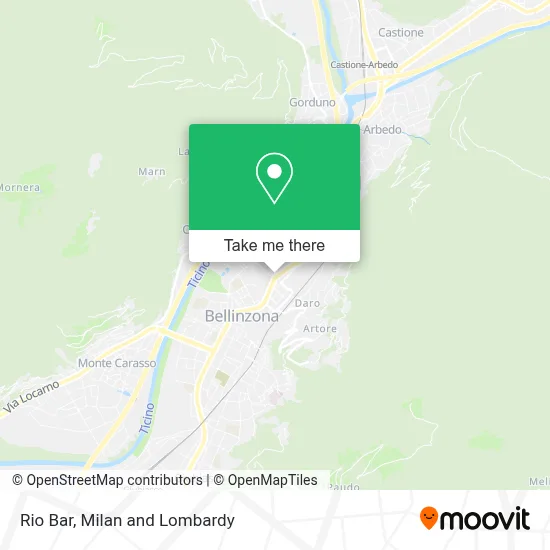 Rio Bar map
