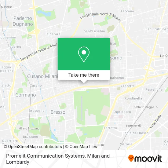 Promelit Communication Systems map