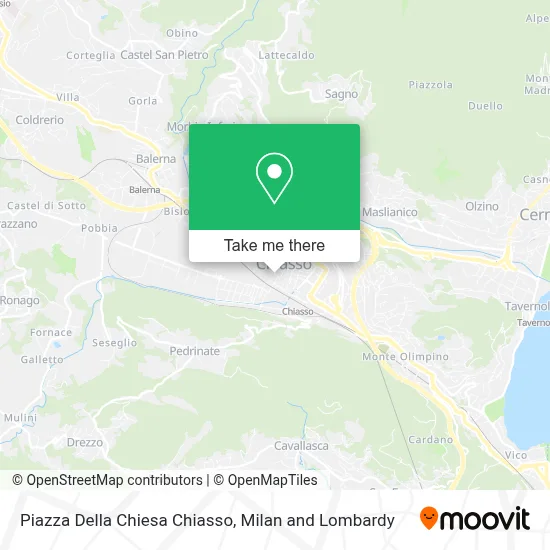 Piazza Della Chiesa Chiasso map