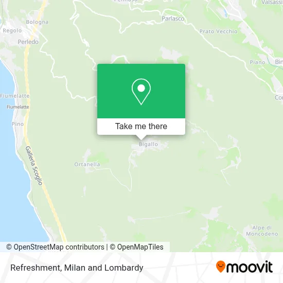 Refreshment map