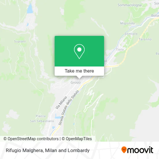 Rifugio Malghera map