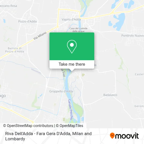 Riva Dell'Adda - Fara Gera D'Adda map