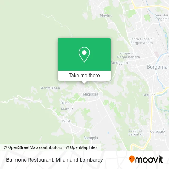 Balmone Restaurant map