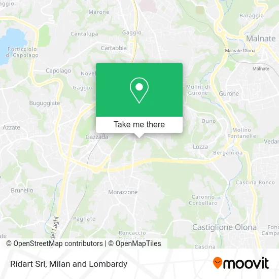 Ridart Srl map