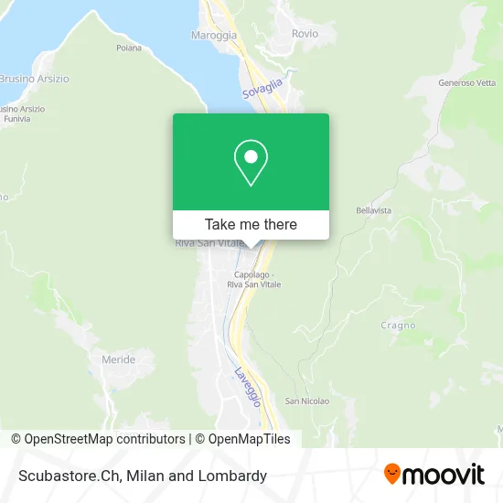 Scubastore.Ch map