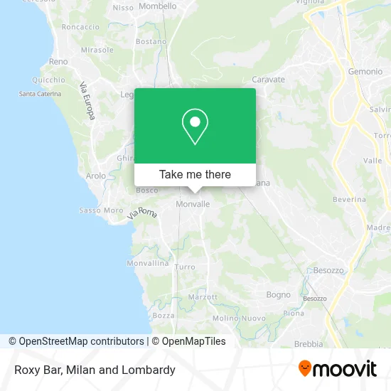Roxy Bar map