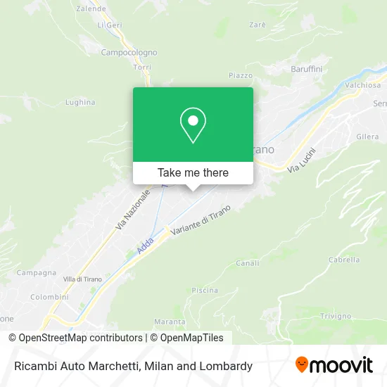 Ricambi Auto Marchetti map