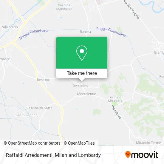 Raffaldi Arredamenti map