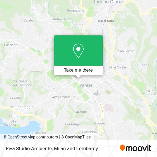 Riva Studio Ambiente map