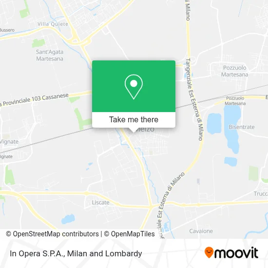 In Opera S.P.A. map