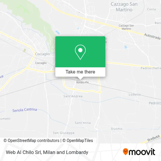 Web Al Chilo Srl map