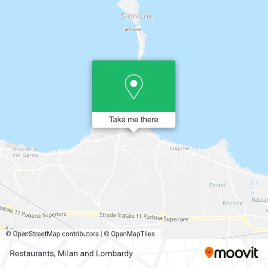 Restaurants map