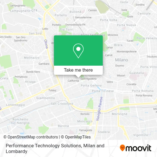 Performance Technology Solutions map