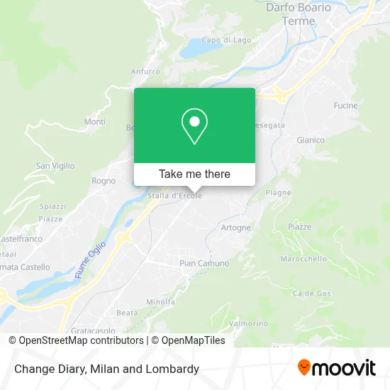 Change Diary map
