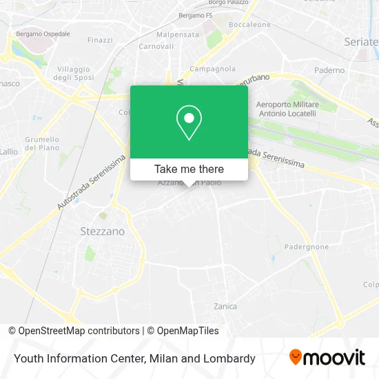 Youth Information Center map