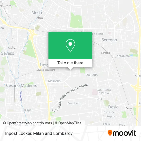 Inpost Locker map