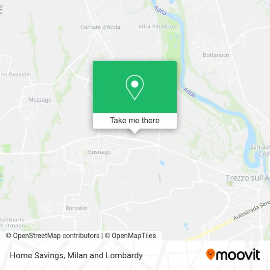 Home Savings map