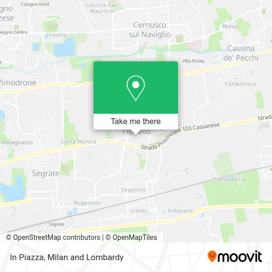 In Piazza map