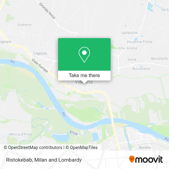Ristokebab map