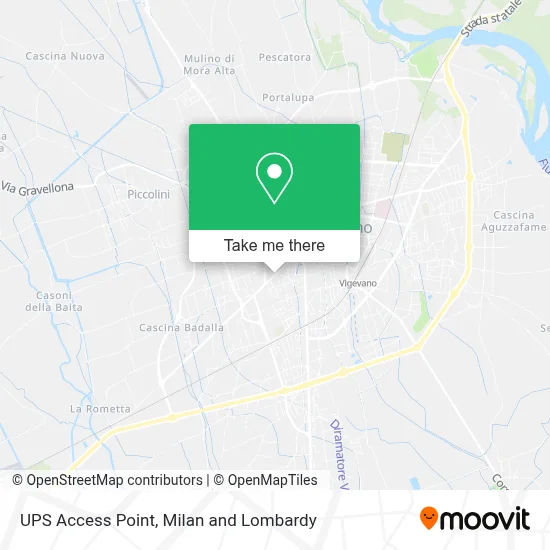 UPS Access Point map