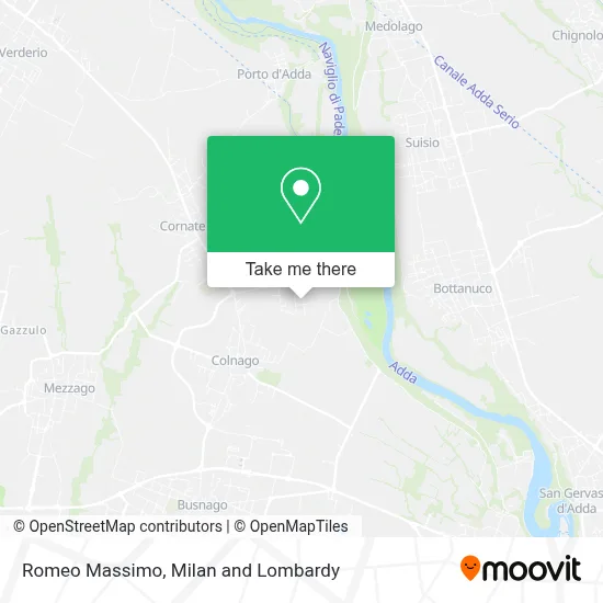 Romeo Massimo map