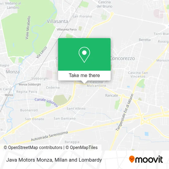 Java Motors Monza map