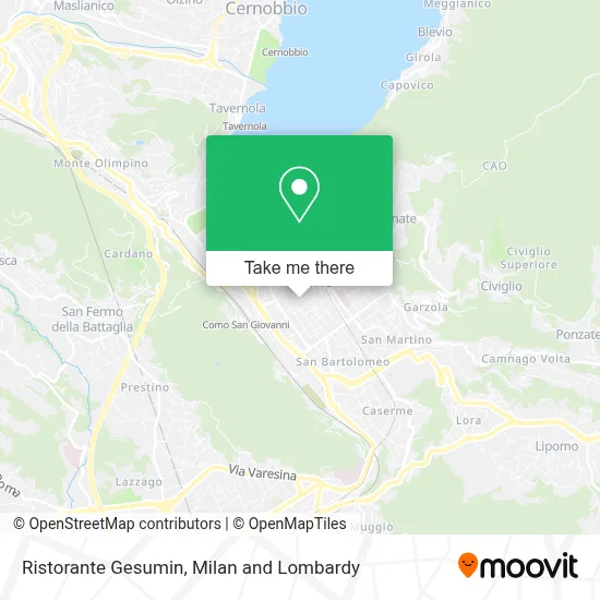 Ristorante Gesumin map