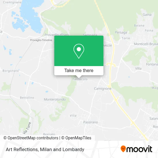 Art Reflections map
