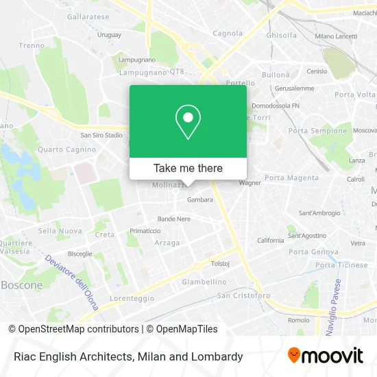 Riac English Architects map